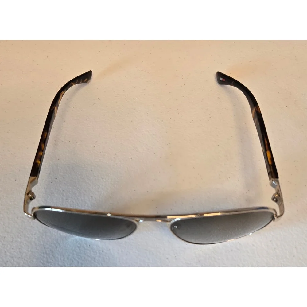Floats Italian Design‎ Polarized Sunglasses Aviator Silver Tortoise Shell F4167
